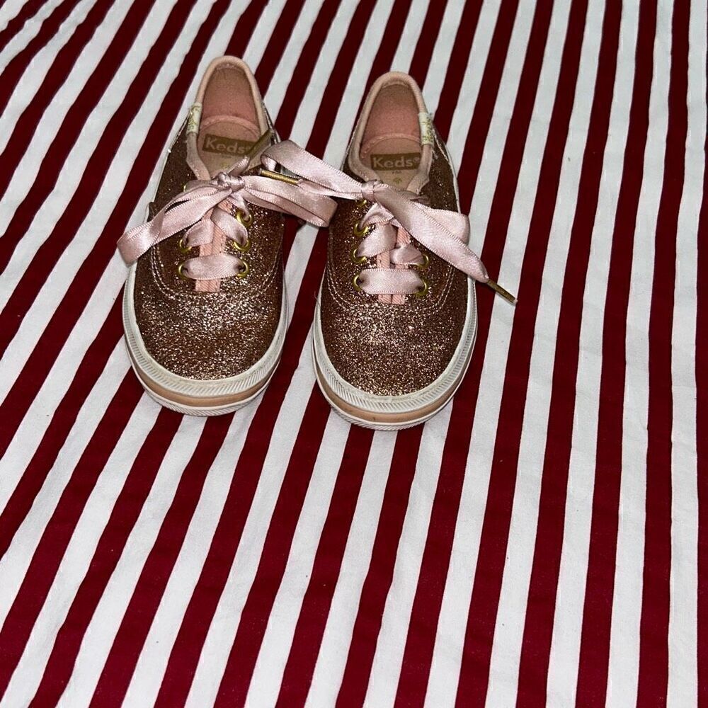 Keds Kate spade glitter tennis shoes sz 8